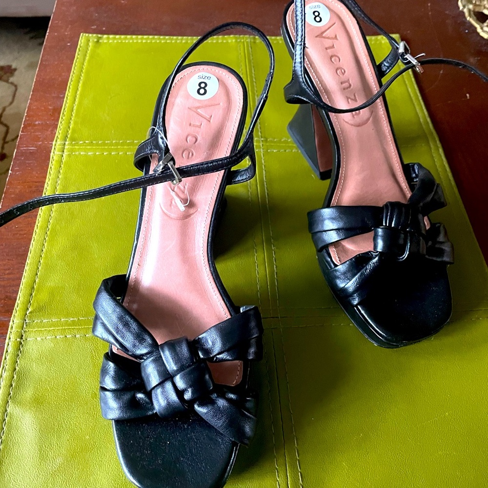 Anthropologie/Vincenza Women’s Sz 8 Black.